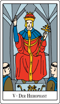 Der Hohepriester - Tarotkarten - 5